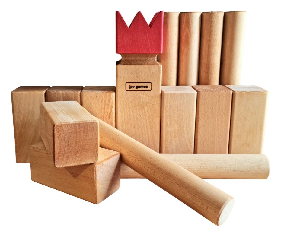 Kubb Spiel Buche XXL (WM-Größe) ca. 9.4kg